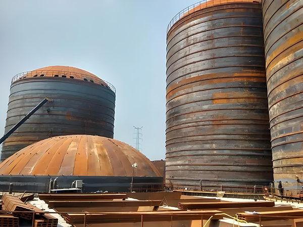 崇川焦粉钢板仓